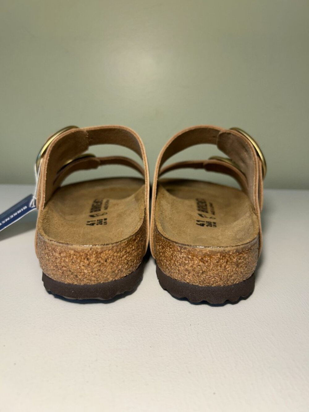 Birkenstock Women's Arizona Big Buckle Nubuck Leather Sandals - Picture 11 of 16